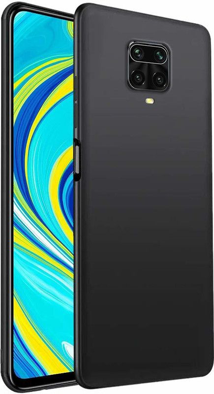 INFINITYWORLD Back Cover for Redmi Note 9 Pro Max, Redmi Note 9 Pro, Poco M2 Pro, Redmi Note 10 Lite  (Black, Shock Proof, Pack of: 1)
