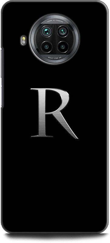 INDICRAFT Back Cover for Mi 10i R, R LETTER, R NAME, R ALPHABET  (Multicolor, Dual Protection, Pack of: 1)