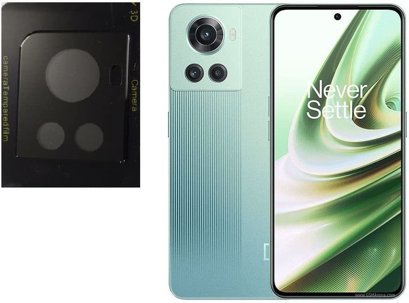 VISHRN Back Camera Lens Glass Protector for OnePlus 10R  (Pack of: 1)