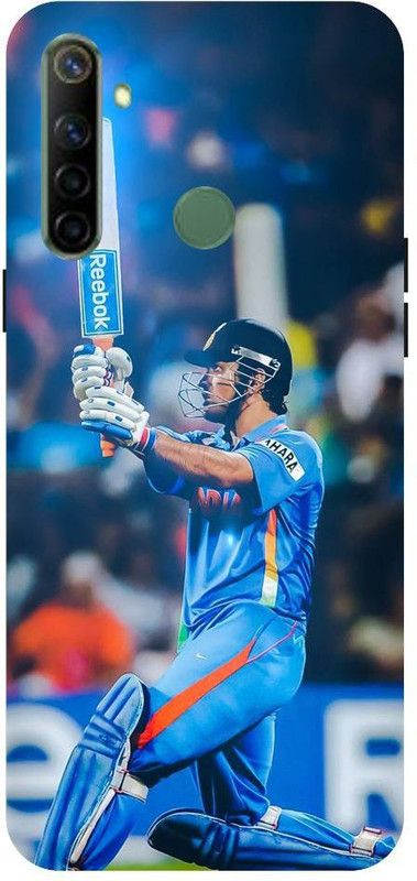 URCHIN Back Cover for Realme5i MS Dhoni, Dhoni, CSK, Dhoni, Mahi, Cricket  (Multicolor, Shock Proof, Pack of: 1)