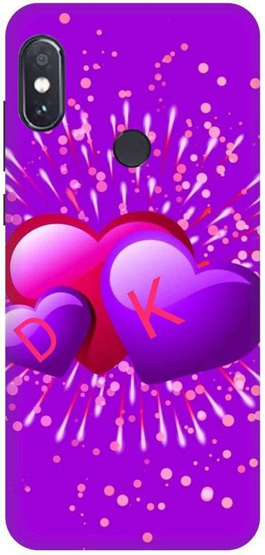 Thecoverking Back Cover for Redmi Note6Pro (D,K letter,D,K alphabet,D,K word, D,K name, cases cover  (Multicolor, Waterproof, Pack of: 1)