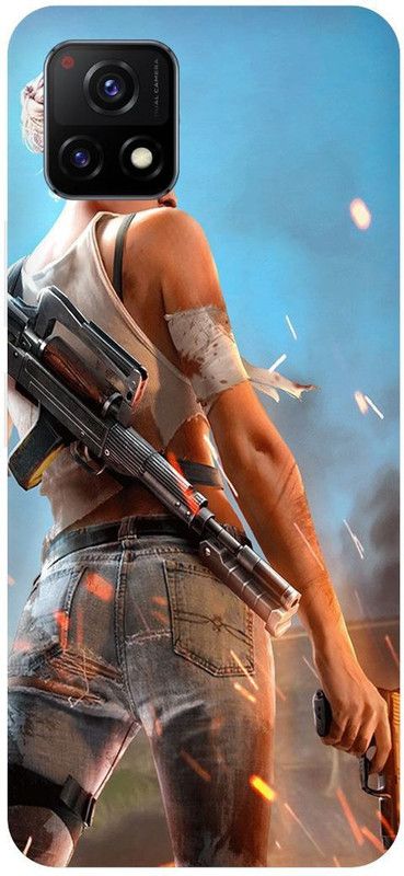 Bluvver Back Cover for Vivo Y72 5G, V2060, Printed Free Fire Game Back Cover  (Multicolor, Hard Case, Pack of: 1)