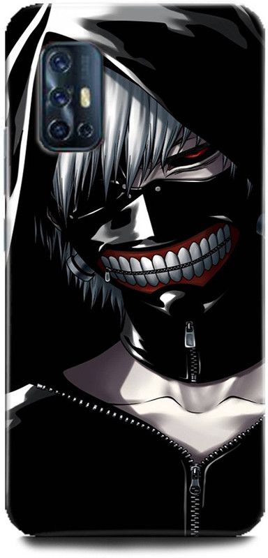 Afterglow Back Cover for Vivo V17 Tokyo Ghoul, Keneki, Anime, Ghoul, Superpower, Heros, Skull, Dark  (Multicolor, Dual Protection)