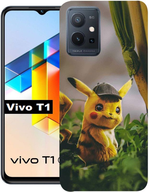 mitzvah Back Cover for Vivo T1  (Multicolor, Grip Case, Silicon)