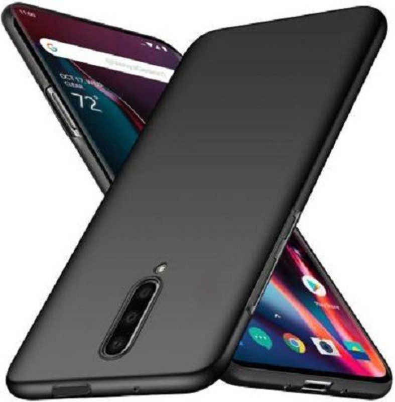 KrKis Back Cover for One Plus 7T Pro  (Black, Grip Case, Pack of: 1)