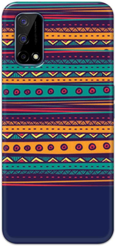 NDCOM Back Cover for Realme Narzo 30 Pro 5G Geometric Pattern Printed  (Multicolor, Hard Case, Pack of: 1)