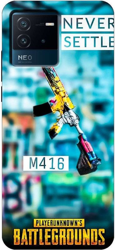 iprinto Back Cover for IQOO Neo 6 5G, l2202 Pubg Mobile Back Cover  (Multicolor, Hard Case)