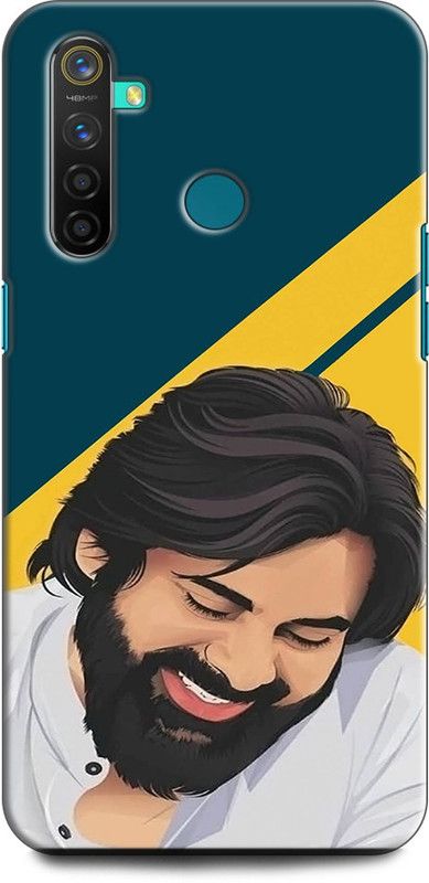 INDICRAFT Back Cover for Realme 5, RMX1911 PAWAN KALYAN, SOUTH STAR, POWER STAR, PRINCE  (Multicolor, Shock Proof, Pack of: 1)