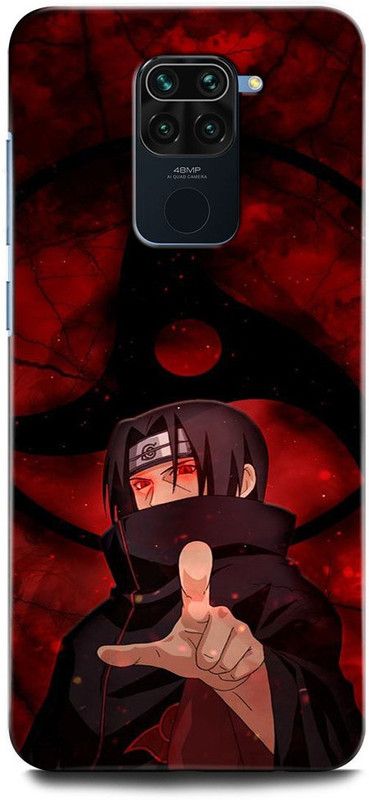 INTELLIZE Back Cover for REDMI Note 9 M2003J15SI ITACHI UCHIHA, GIRL, ANIMATION, ANIME, CARTOON  (Multicolor, Hard Case, Pack of: 1)
