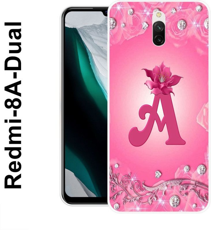 KLC Back Cover for Redmi 8A Dual  (Pink, Silicon)