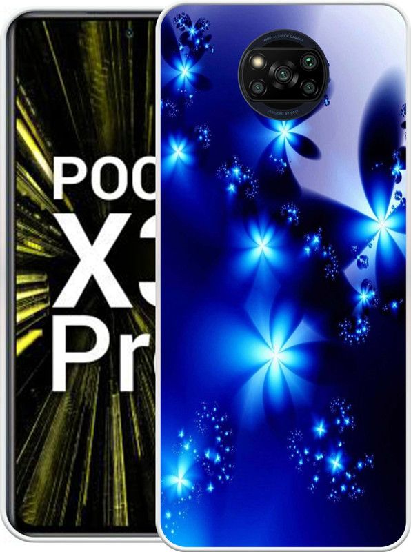 Smart Cases Back Cover for POCO X3 Pro Back Cover  (Multicolor, Grip Case, Silicon, Pack of: 1)