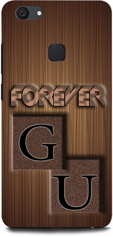 INTELLIZE Back Cover for VIVO V7 GU, G LOVE U, U LOVE G, G LETTER, U LETTER, GU NAME  (Multicolor, Hard Case, Pack of: 1)