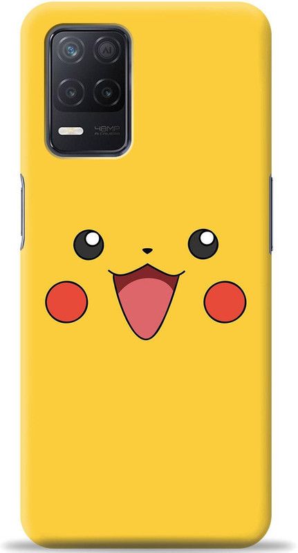 Loffar Back Cover for Realme 8 5G  (Yellow, Shock Proof)