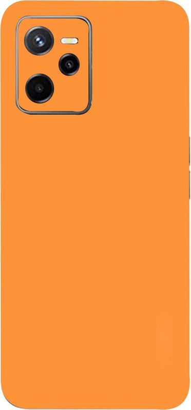 AsSkin Oppo Narzo 50A Prime Mobile Skin  (Ultra Super Prime Orange Matte Skin With High Gloss Finish).)