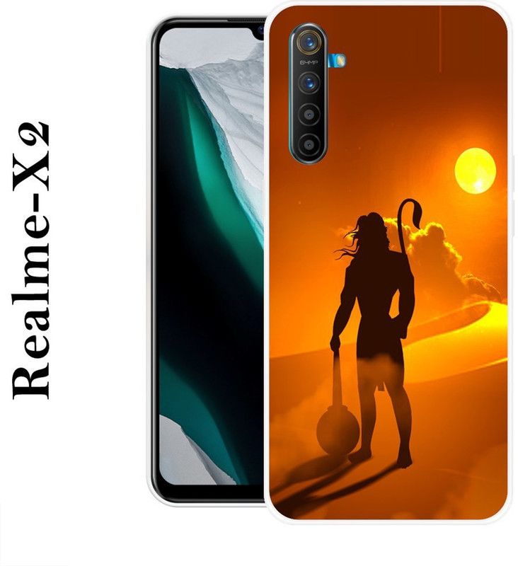 SUPERCASE Back Cover for Realme X2  (Orange, Grip Case, Silicon)