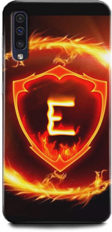 INDICRAFT Back Cover for Samsung Galaxy A50s, E Letter, Printed  (Multicolor, Shock Proof, Pack of: 1)