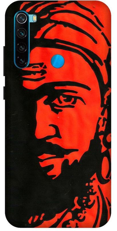 SSMORYA Back Cover for Redmi Note 8  (Red, Black, Waterproof, Pack of: 1)