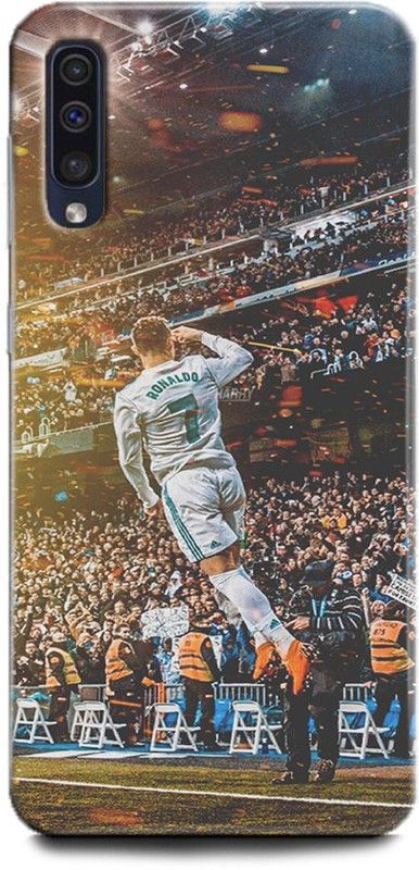 INDICRAFT Back Cover for Samsung Galaxy A50s, Ronaldo, Printed  (Multicolor, Shock Proof)