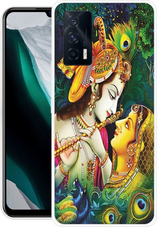 KUDI Back Cover for IQOO 7 5G  (Multicolor, Grip Case, Silicon)