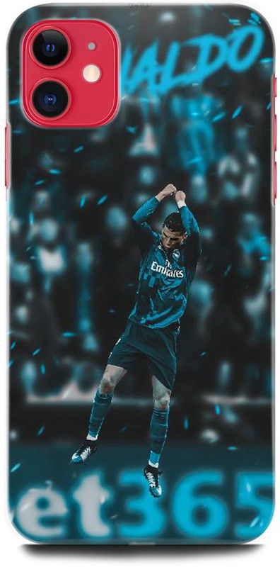 ORBIQE Back Cover for APPLE iPhone 11 MHDC3HN/A CRISTIANO RONALDO, RONALDO 7, CR, 7, FOOTBALL, SPORTS, REAL MADRID  (Multicolor, Hard Case, Pack of: 1)