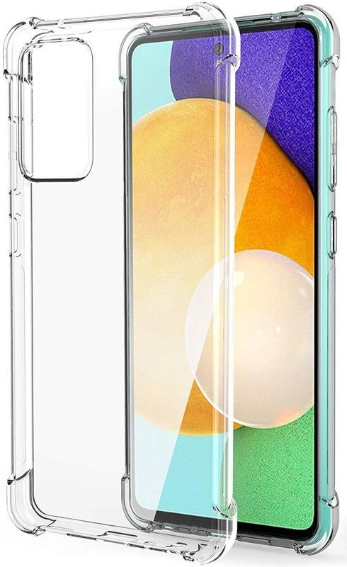 CELLCAMPUS Bumper Case for Samsung Galaxy A72 5G  (Transparent, White, Grip Case, Pack of: 1)