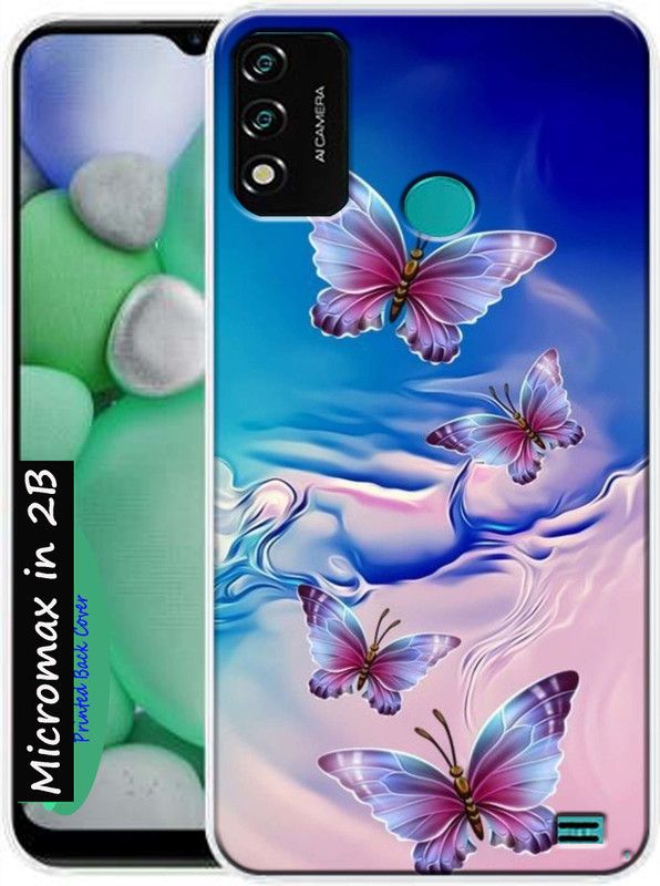 MORITZ Back Cover for Micromax In 2B, Micromax In 2B Back Cover  (Multicolor, Dual Protection, Silicon, Pack of: 1)