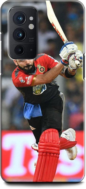 INDICRAFT Back Cover for OnePlus 9RT 5G VIRAT KOHLI, CRICKET, ROYAL CHALLENGERS, SPORTS  (Multicolor, Shock Proof, Pack of: 1)