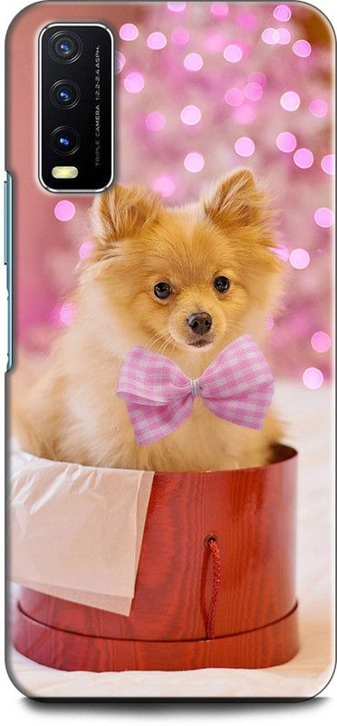 KEYCENT Back Cover for Vivo Y20T, V2129 PUG, CUTE DOG, CUTE, ANIMAL, PET, LITTLE DOG  (Multicolor, Shock Proof, Pack of: 1)