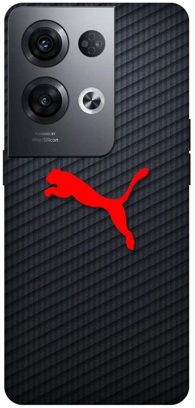 DIKRO Back Cover for OPPO Reno8 Pro 5G, PUMA, SIGN, LOGO, EMBLEM, DESIGN  (Black, Hard Case, Pack of: 1)