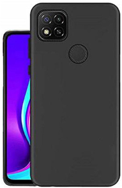 Stunny Back Cover for Redmi 9c  (Black, Grip Case, Pack of: 1)