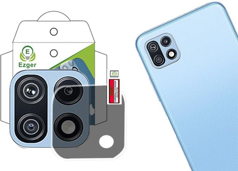 EZGER Back Camera Lens Glass Protector for SAMSUNG Galaxy F42 5G  (Pack of: 1)