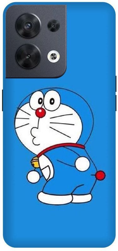 DIKRO Back Cover for OPPO Reno8 5G, CPH2359, DORAEMON, DISNEY, CARTOON, BABY, CARTOON  (Blue, Hard Case, Pack of: 1)