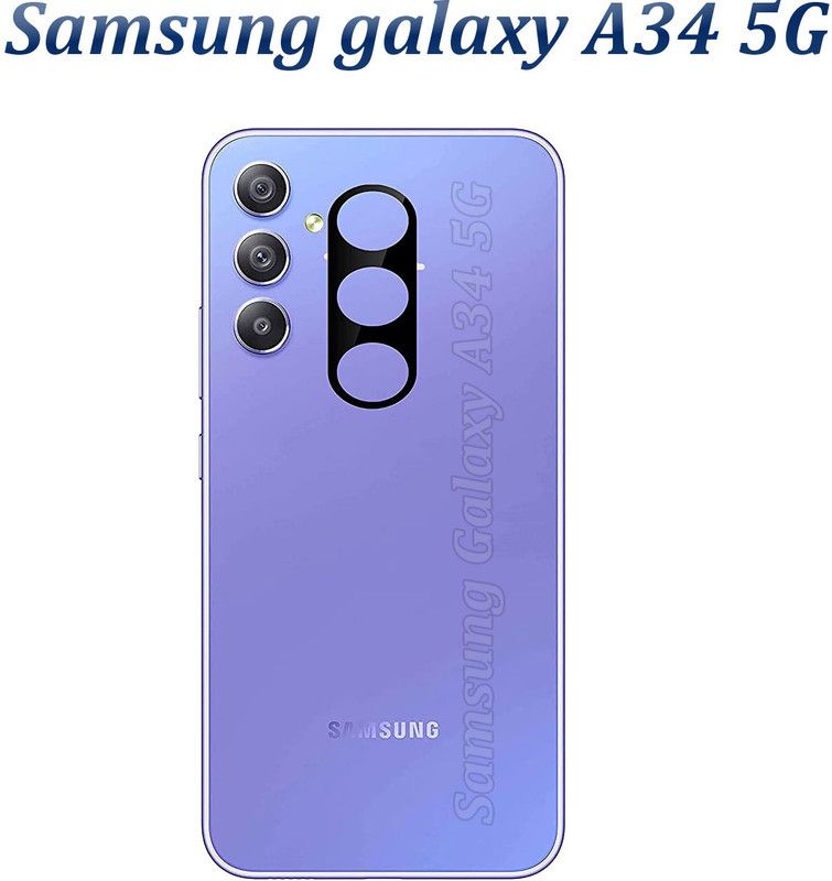 NKCASE Back Camera Lens Glass Protector for SAMSUNG Galaxy A34 5G, Samsung Galaxy A34 5G  (Pack of: 1)