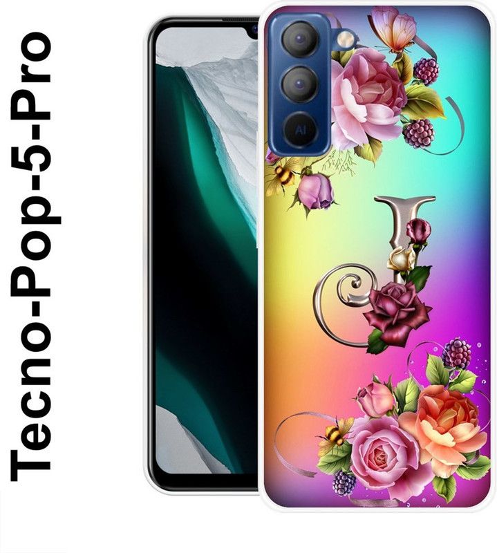 KUDI Back Cover for Tecno Pop 5 Pro  (Multicolor, Silicon)