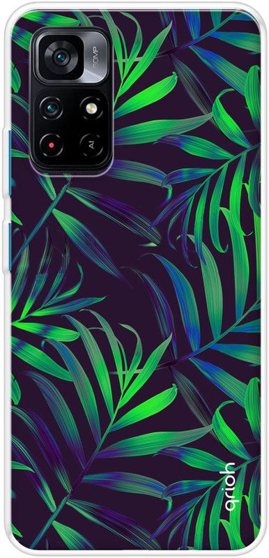 QRIOH Back Cover for Poco M4 Pro 5G  (Multicolor, Grip Case, Silicon, Pack of: 1)
