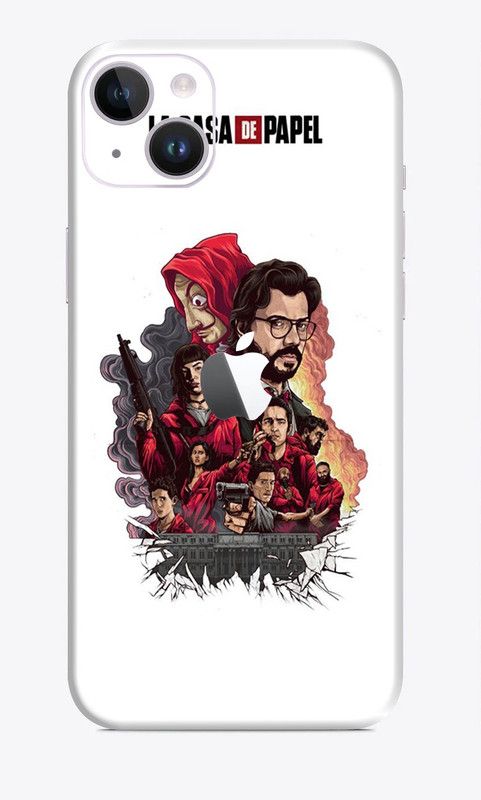 WeCre8 Skin's Apple iPhone 14 Mobile Skin  (Poster Art Multicolor Mobile Skin With Cleaning Wipe)