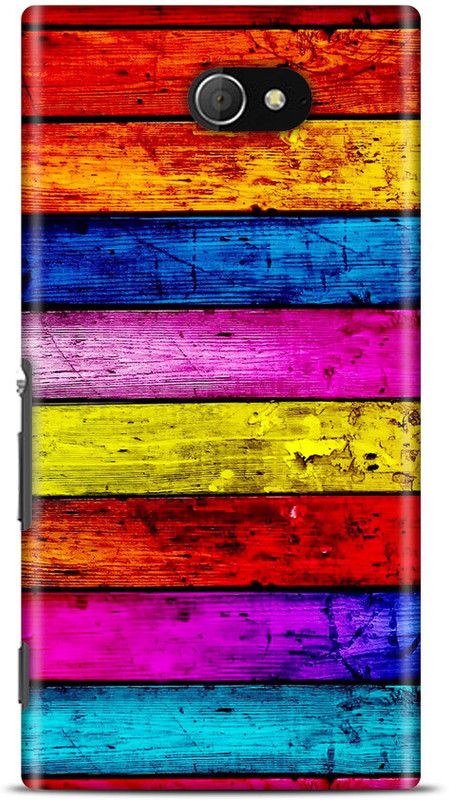 Sankee Back Cover for Sony Xperia M2  (Multicolor, Hard Case)