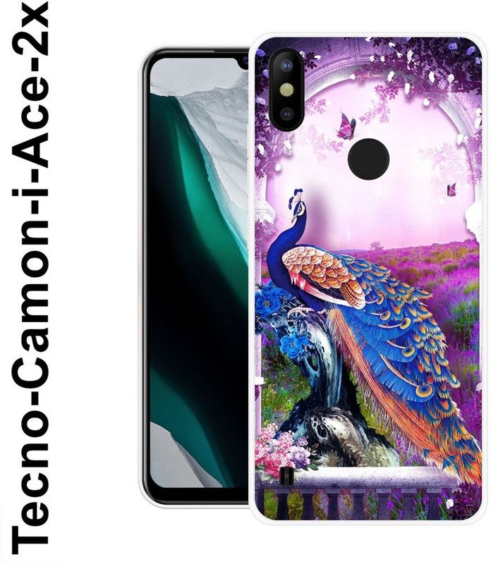 INDIALAND Back Cover for Tecno Camon I Ace 2x  (Multicolor, Silicon)