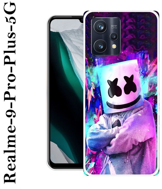 SHIVKUDI Back Cover for Realme 9 Pro Plus 5G  (Multicolor, Grip Case, Silicon)