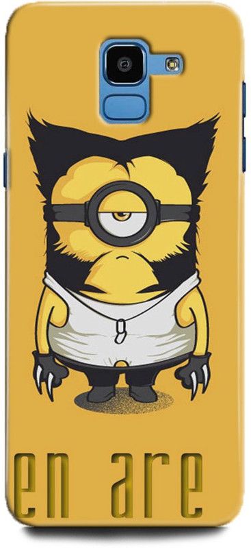INTELLIZE Back Cover for Samsung Galaxy On6/SM-J600GZKFINS minions,Printed  (Multicolor, Shock Proof, Pack of: 1)