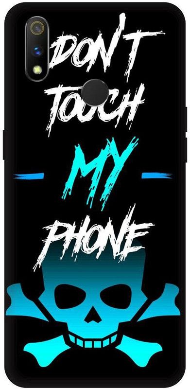THE NARAYANA COLLECTIONS Back Cover for REALME 3-RMX1825-DO,NOT,TOUCH,MY,PHONE,ANGRY  (Multicolor, Hard Case, Pack of: 1)