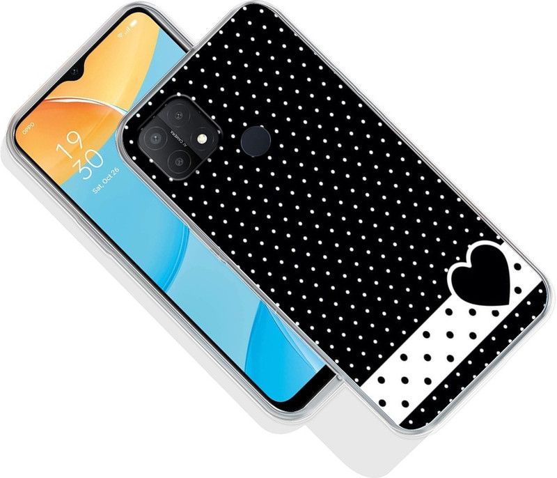 omnmo Back Cover for Oppo A15  (Multicolor, Dual Protection, Silicon, Pack of: 1)