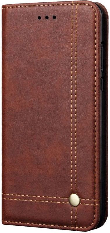 DOB Book Cover for Huawei P20 PRO  (Brown, Magnetic Case, Pack of: 1)