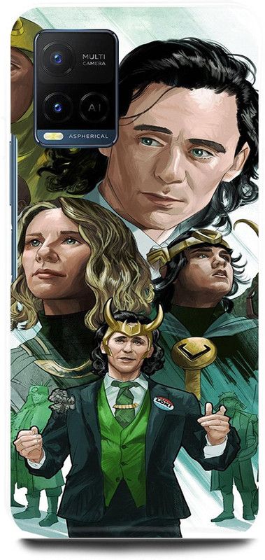 play fast Back Cover for Vivo Y21, V2111 LOKI, AVENGERS, VILLIAN, WEB, SERIES  (Green, Hard Case, Pack of: 1)