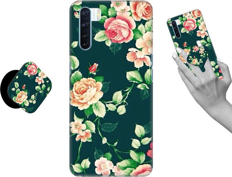 iCopertina Back Cover for Oppo F15  (Multicolor, Cases with Holder, Pack of: 1)