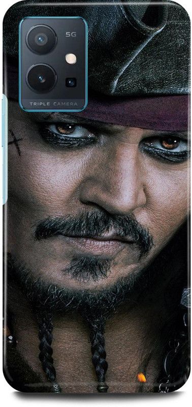 play fast Back Cover for Vivo T1 5G, V2141 JACK, SPARROW, PIRATES, OF, THE, CARIBBEAN  (Grey, Hard Case, Pack of: 1)