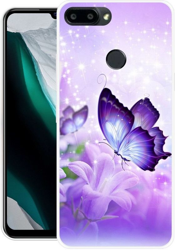 MUSKAY Back Cover for Itel A45  (Multicolor, Grip Case, Silicon)