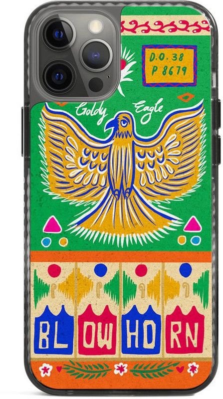 DailyObjects Goldy Eagle Truckback Stride 2.0 Back Cover for iPhone 12 Pro Max  (Multicolor, Flexible, Pack of: 1)