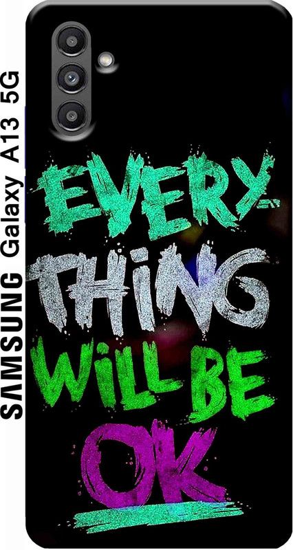 Rockerspot Back Cover for Samsung Galaxy A13 5G 2757  (Multicolor, Dual Protection, Silicon, Pack of: 1)