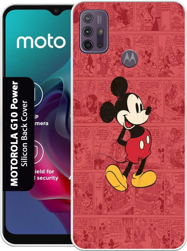 Mizlox Back Cover for Motorola G10 Power  (Multicolor, Grip Case, Silicon, Pack of: 1)